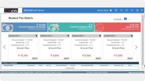 Student Fee Payment