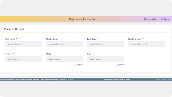 Student Registration and Application